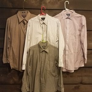 BUNDLE OF 4 MENS LARGE SHIRTS